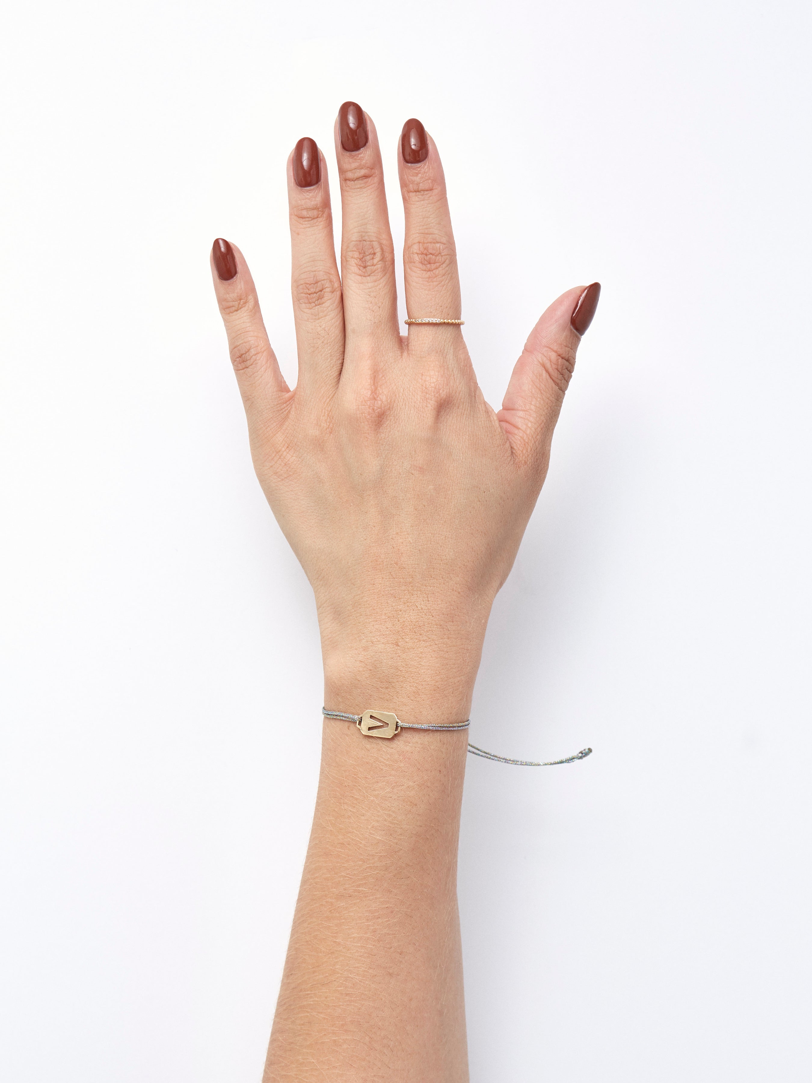 CUSTOM LETTER ROPE BRACELET