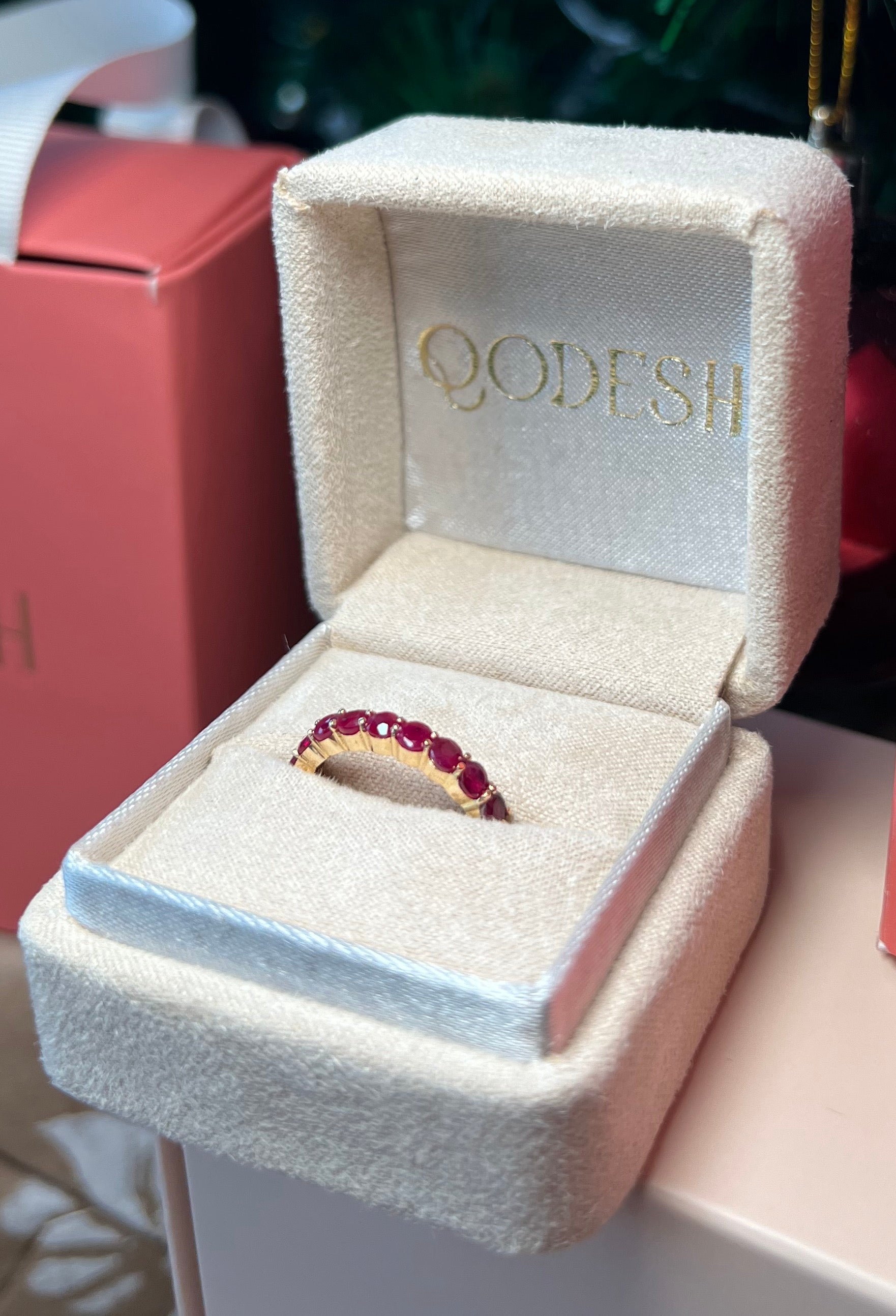 RUBY ETERNITY RING 3MM